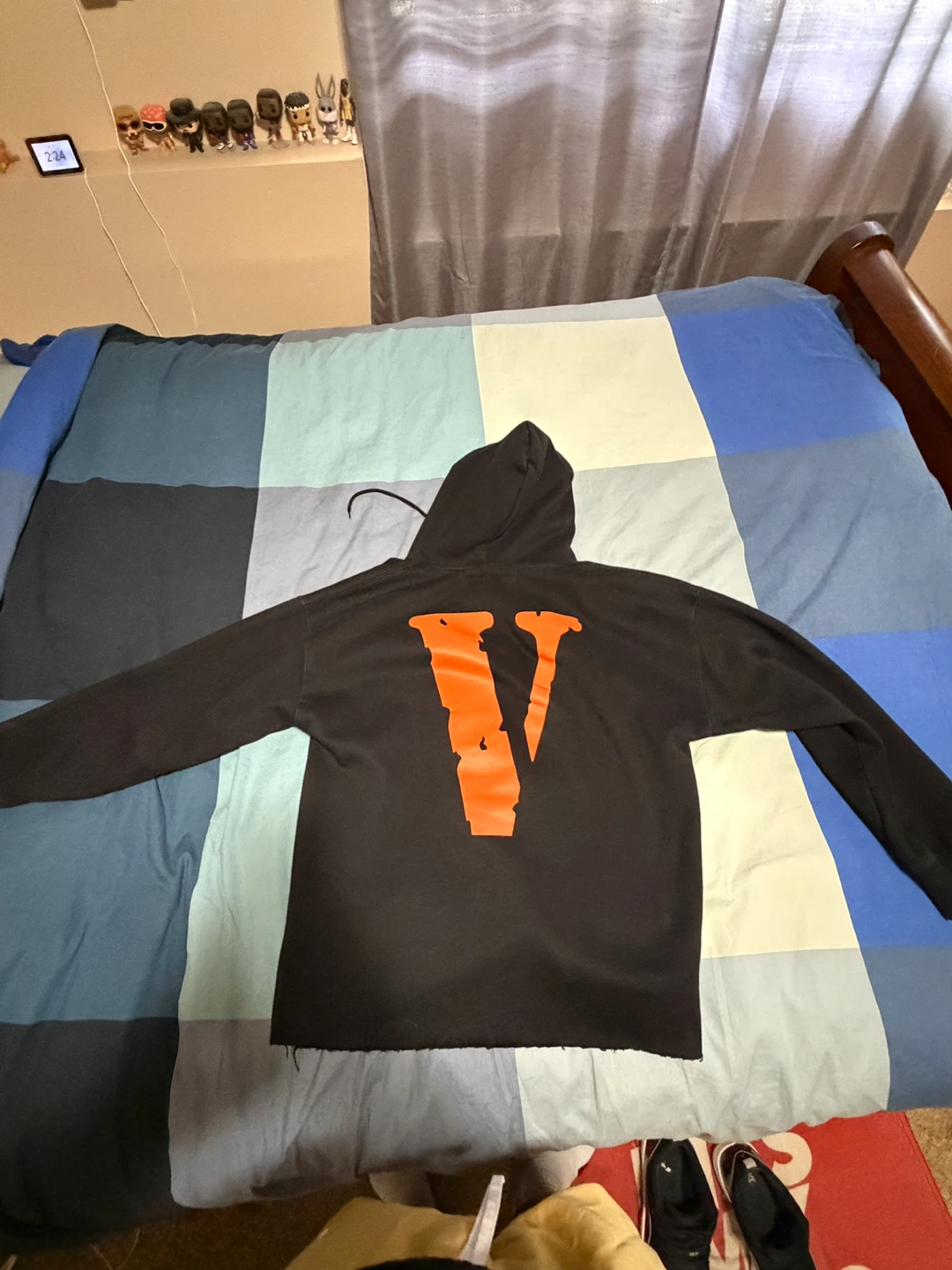 VLONE "Friends" Hoodie - Black/Orange - Size XL - photo 2