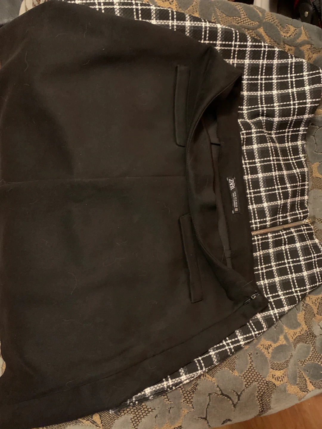 Lot ZARA Trafaluc Plaid Skirt - Size S