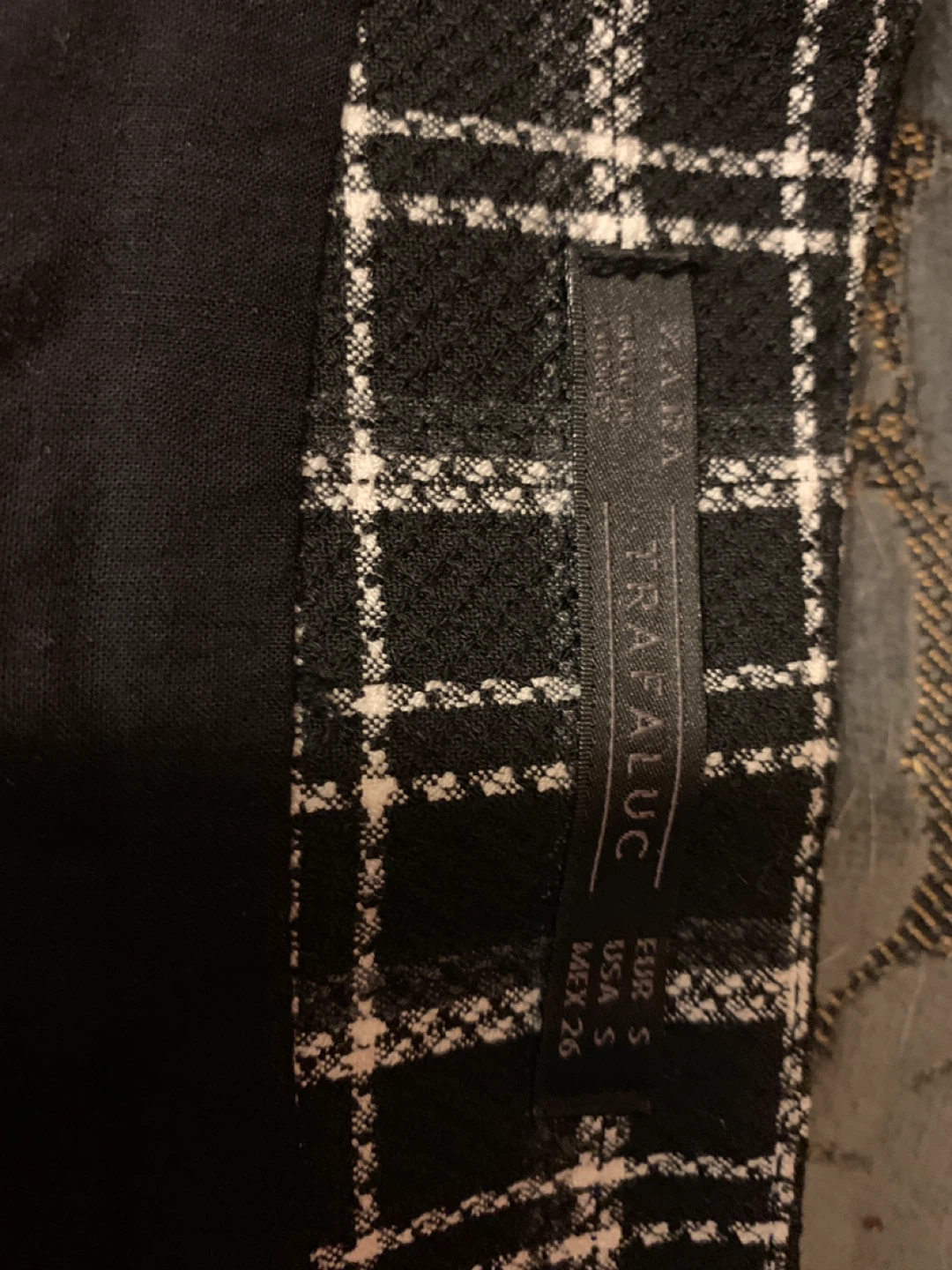 Lot ZARA Trafaluc Plaid Skirt - Size S - photo 3