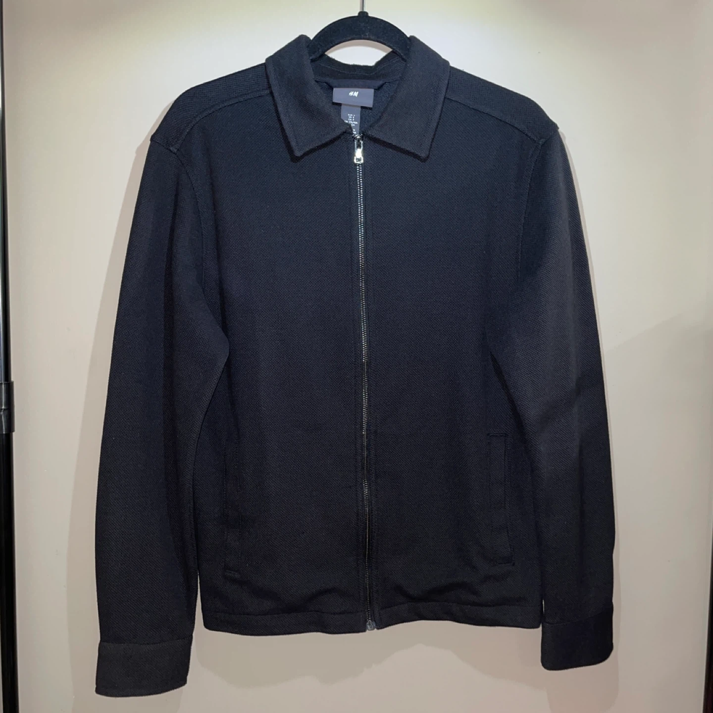 H&M Full-zip Coat - Black