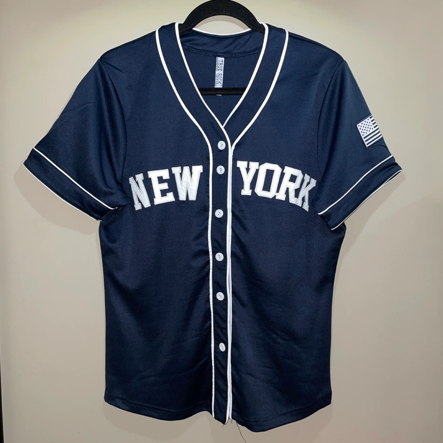 New York Baseball Jersey - Blue
