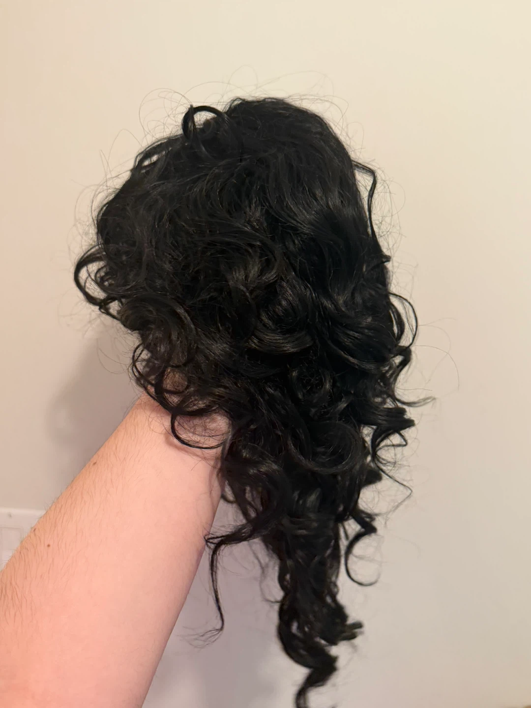 NewSuYuan Black Curly Wig