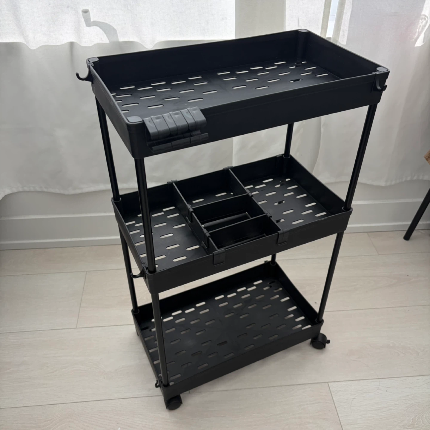 Multi-purpose Rolling Cart (Black)