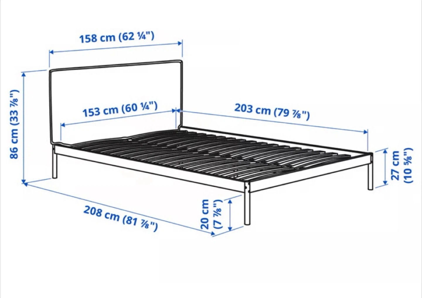 Brand new Queen Size bed frame - photo 3