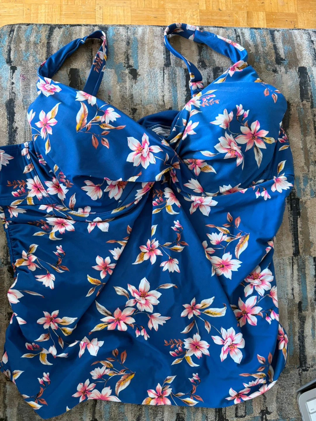 Plus size tankini swimwear