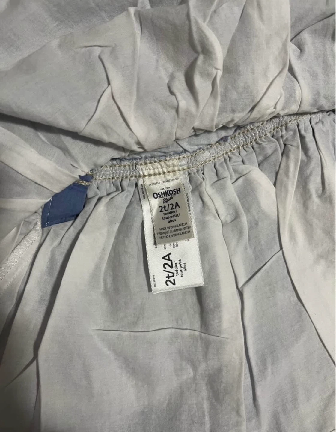 OshKosh B'gosh Overall Dress - Size 2T/2A - photo 3