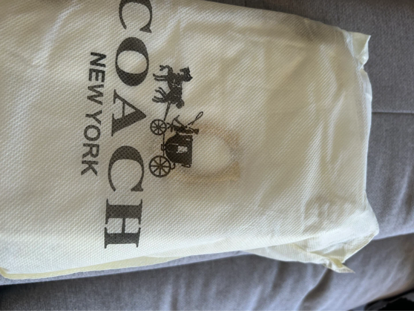 Sac bandoulière matelassé Coach blanc - photo 3