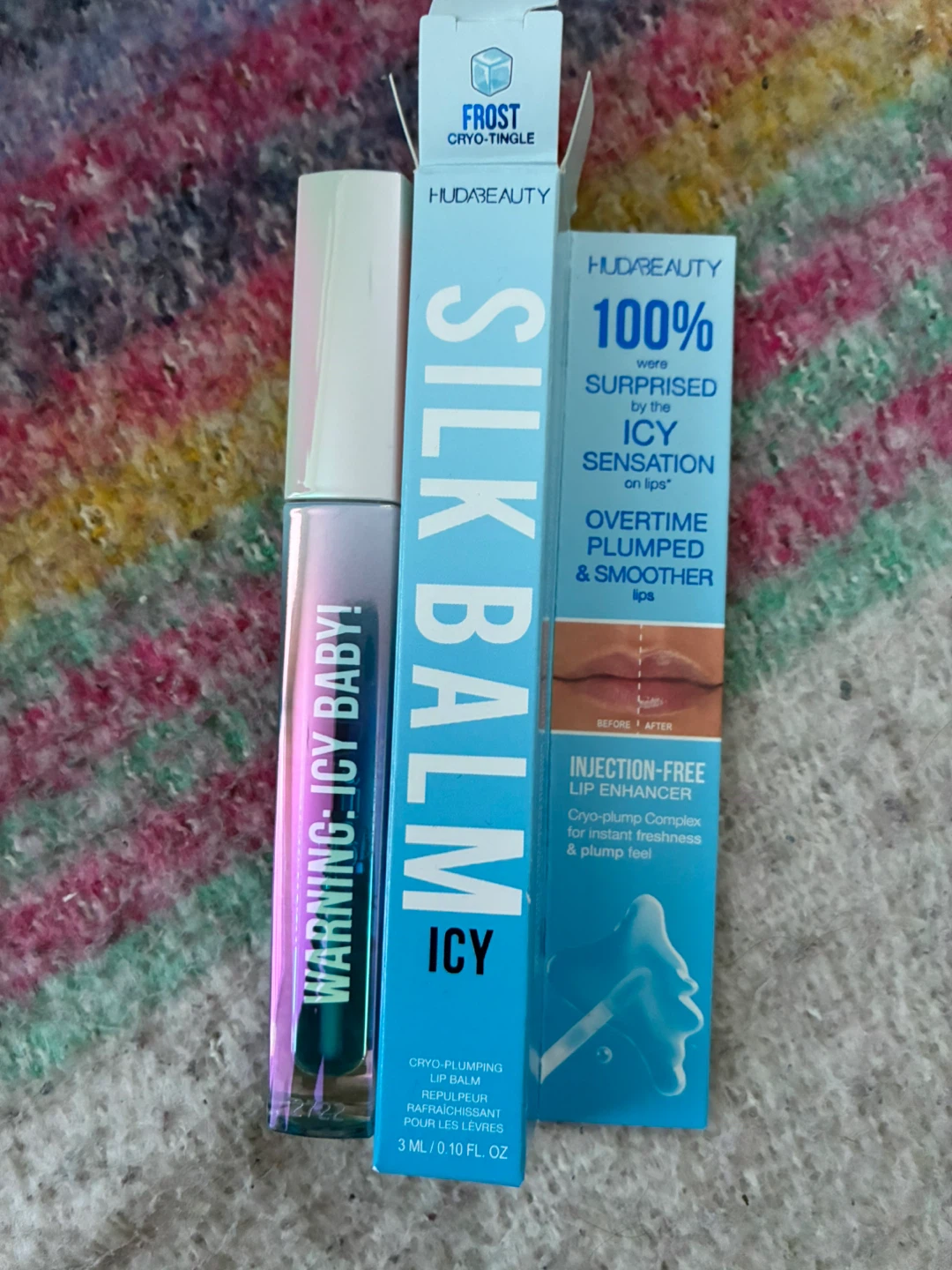 HUDA BEAUTY Silk Balm Icy Lip Enhancer