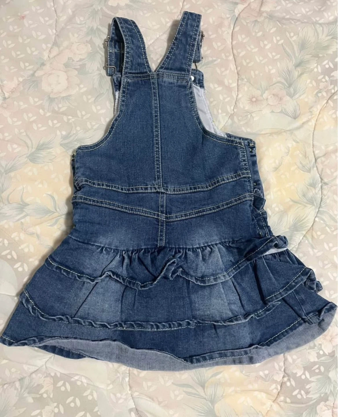 Max Girls Denim Pinafore Dress - photo 2