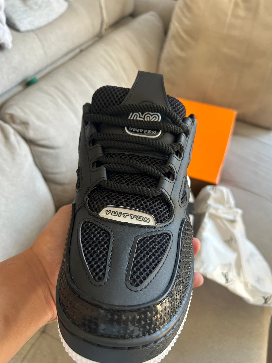 Bottes Louis Vuitton noires - photo 2