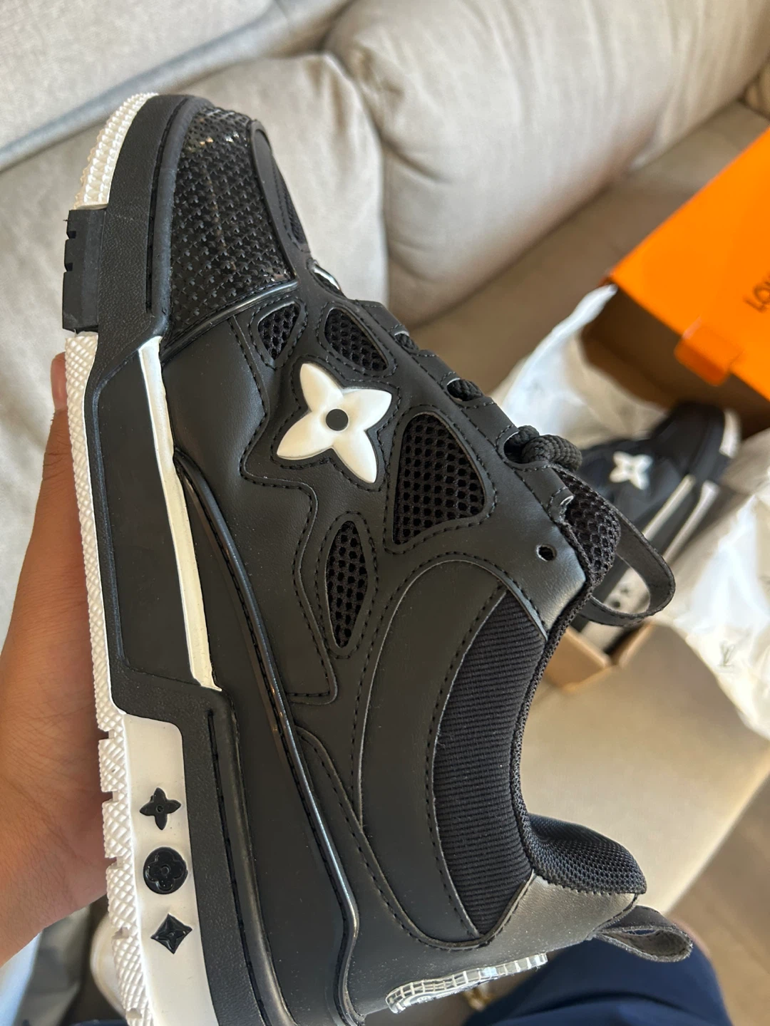 Bottes Louis Vuitton noires
