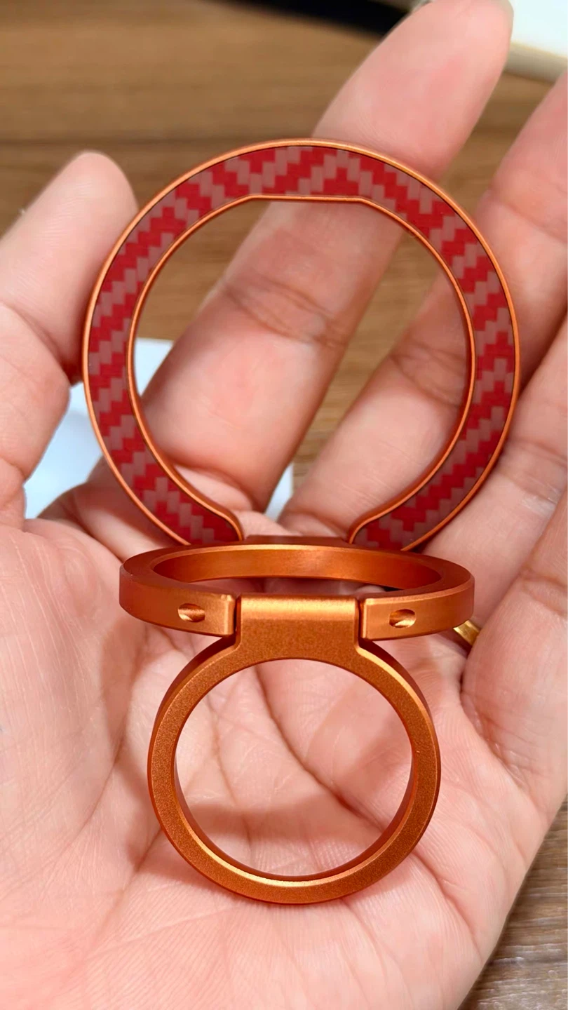 Nillkin FiberSnap Magnetic Ring Stand Orange - photo 3