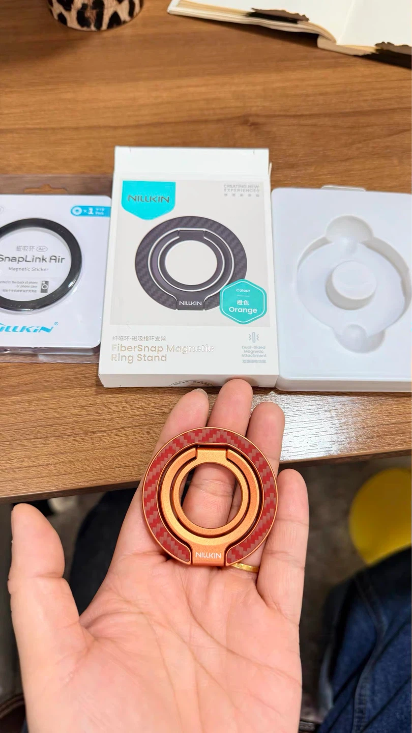 Nillkin FiberSnap Magnetic Ring Stand Orange