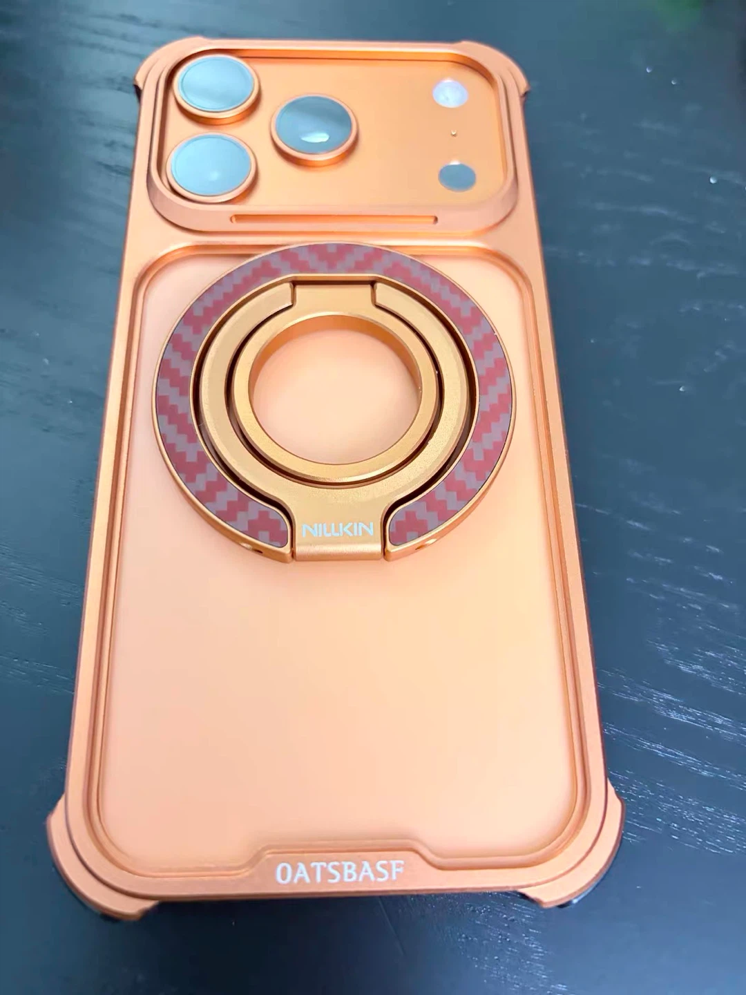 Nillkin FiberSnap Magnetic Ring Stand Orange - photo 2
