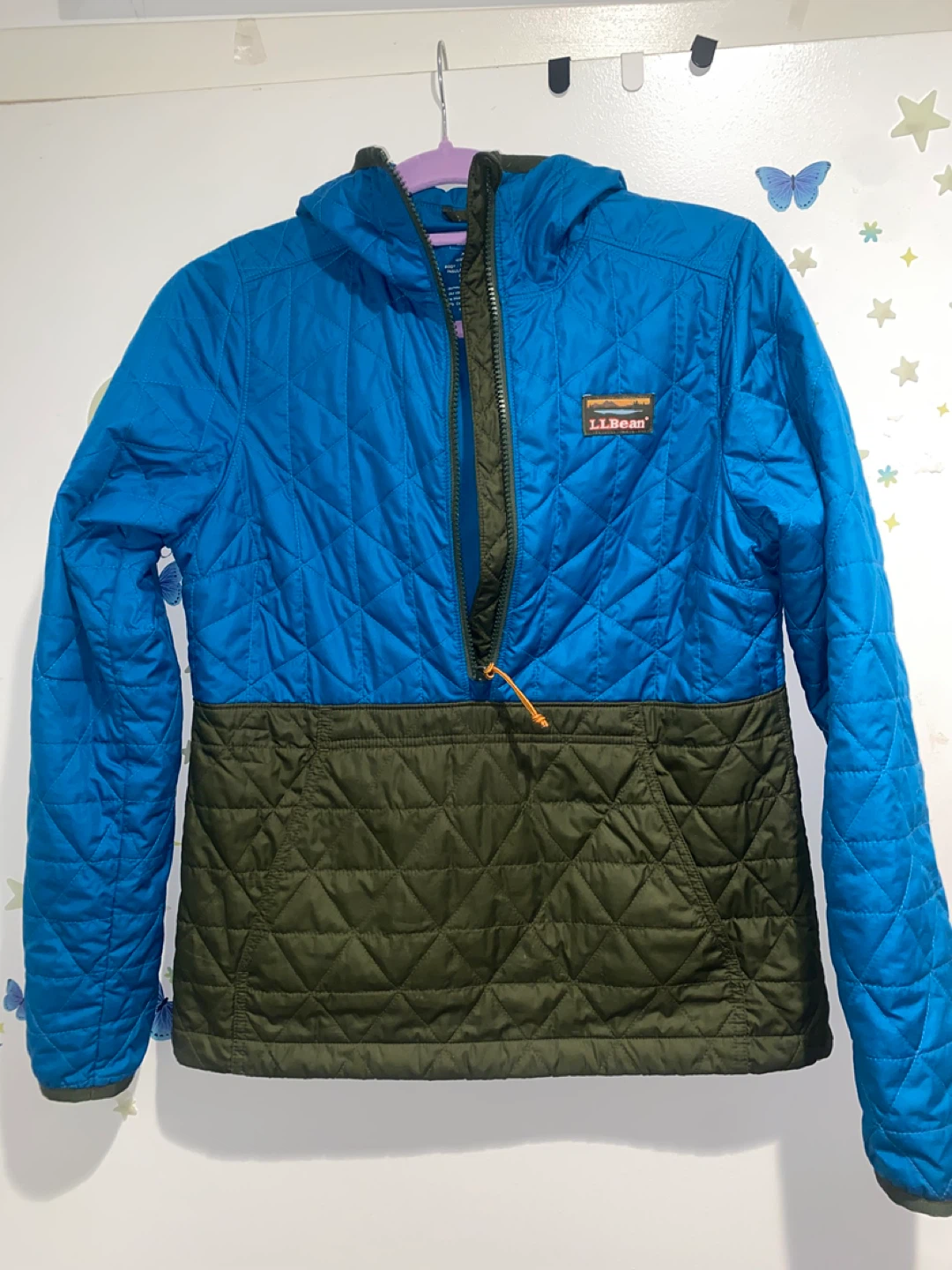 Vintage L.L.Bean Quilted Hooded Jacket XXS Reg