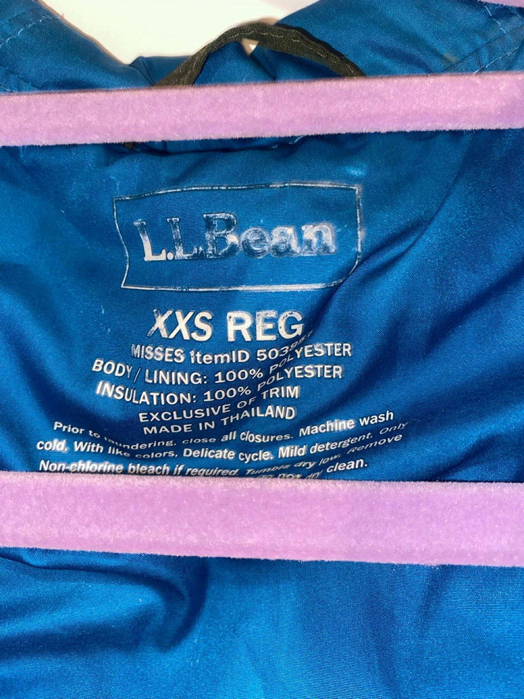 Vintage L.L.Bean Quilted Hooded Jacket XXS Reg - photo 3