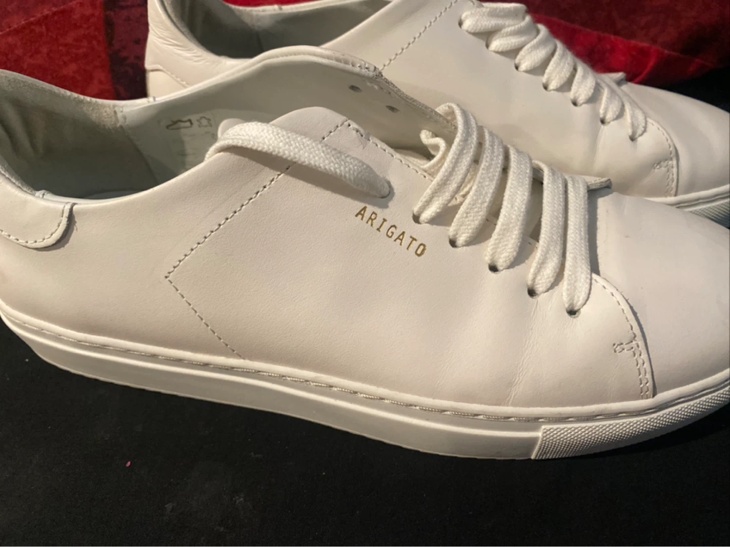 Axel Arigato White Leather Sneakers size 9