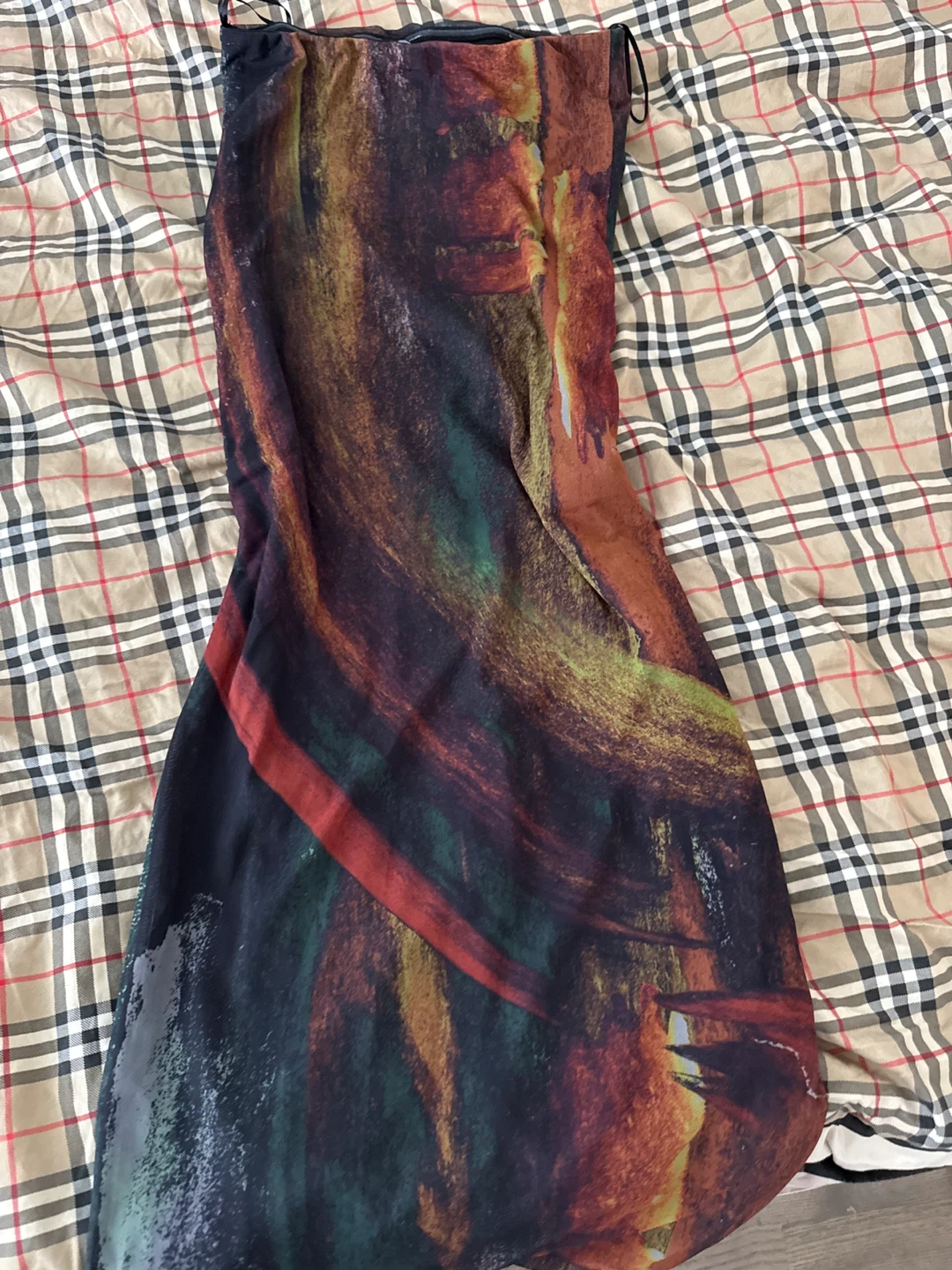 ZARA Abstract Print Midi Dress - photo 3