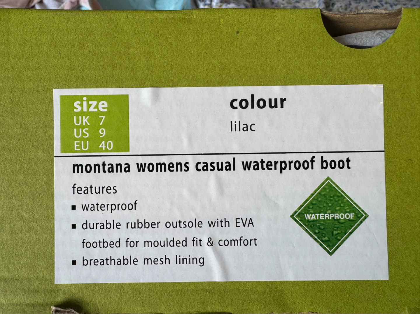Montana Womens Casual Waterproof Boot UK 7 / US 9 - photo 2