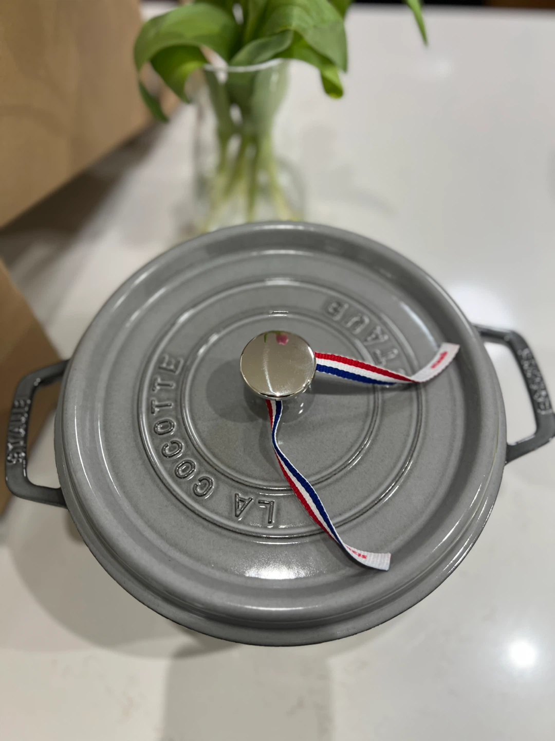 Brand New Staub 5 QT Tall - Grey