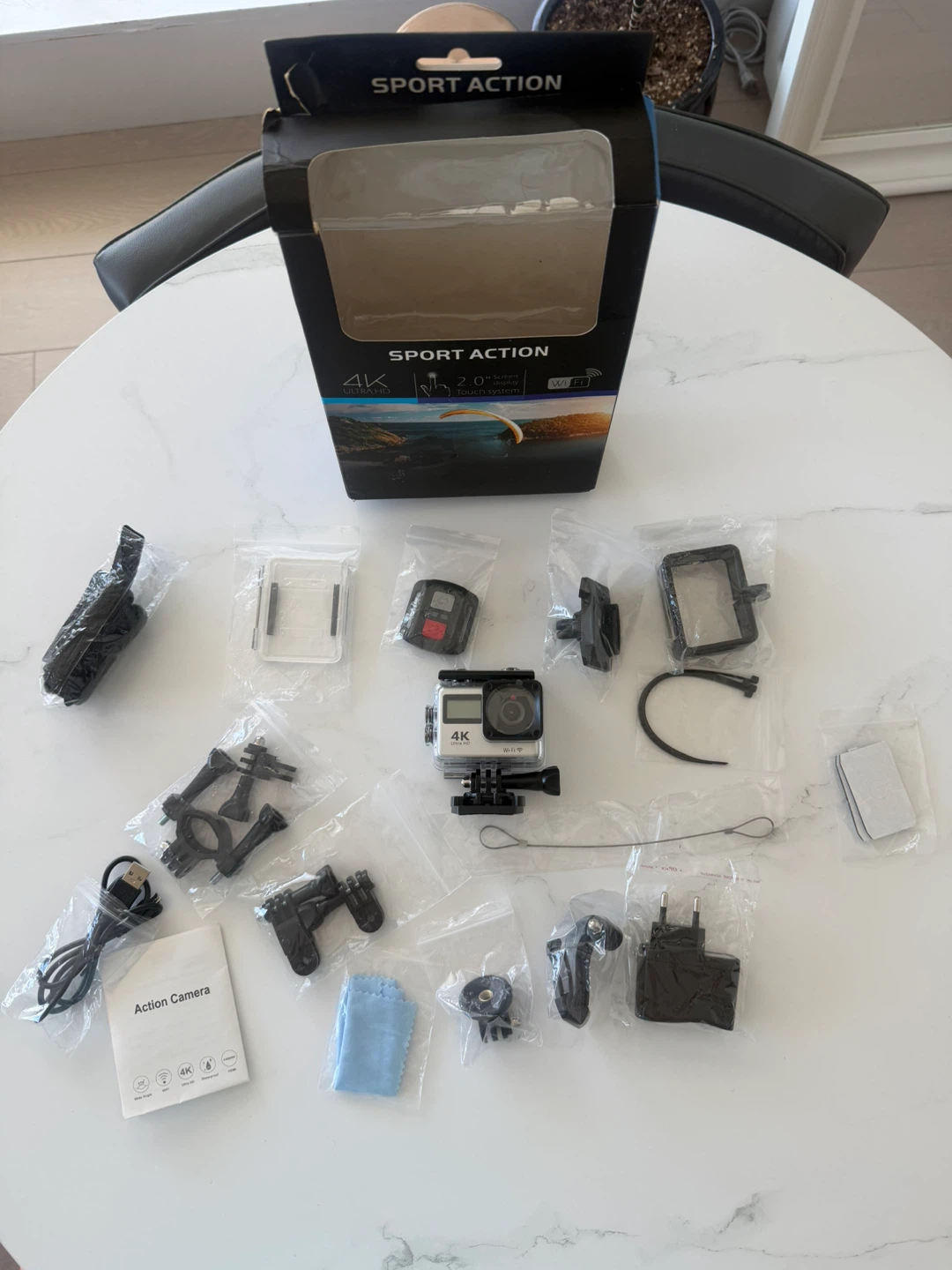 Sport Action 4K Ultra HD Action Camera with Accessories