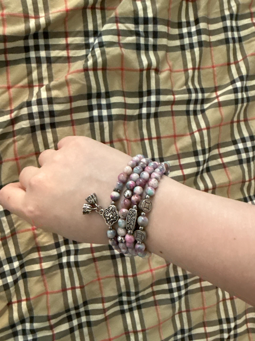 Beaded Necklace/ bracelet with Charms - photo 2