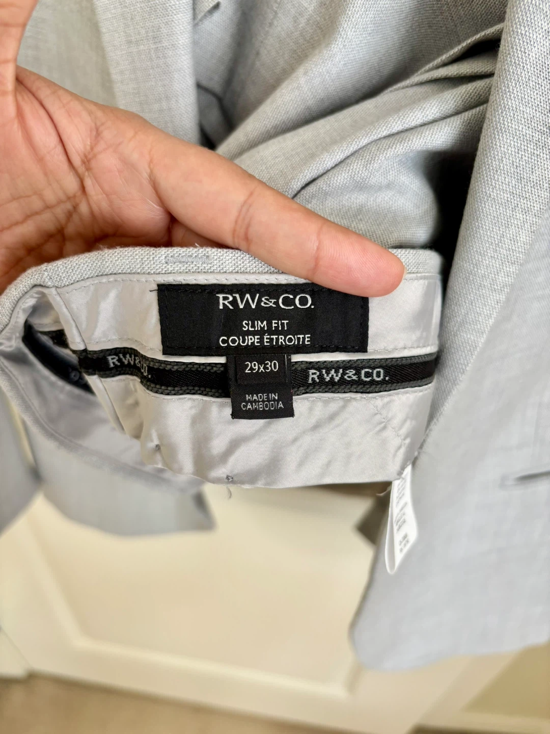 RW & CO. Slim Fit Suit - Grey - photo 2