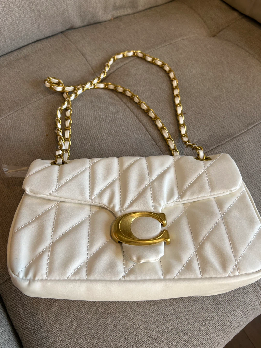 Sac à main COACH blanc