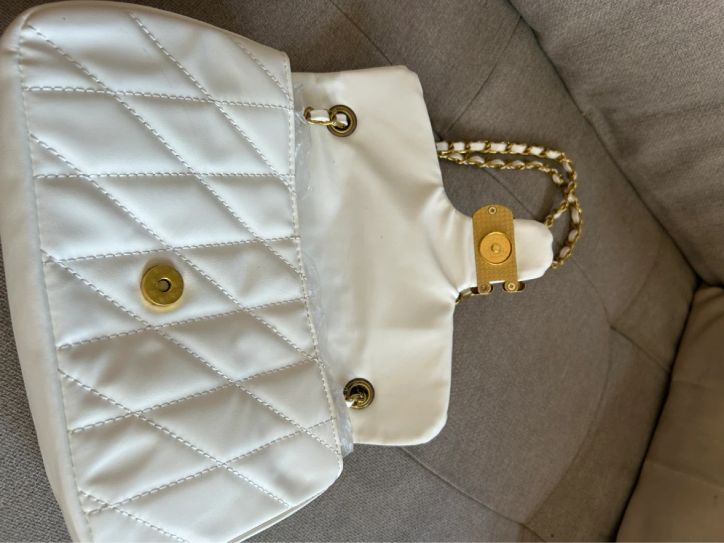 Sac à main COACH blanc - photo 2