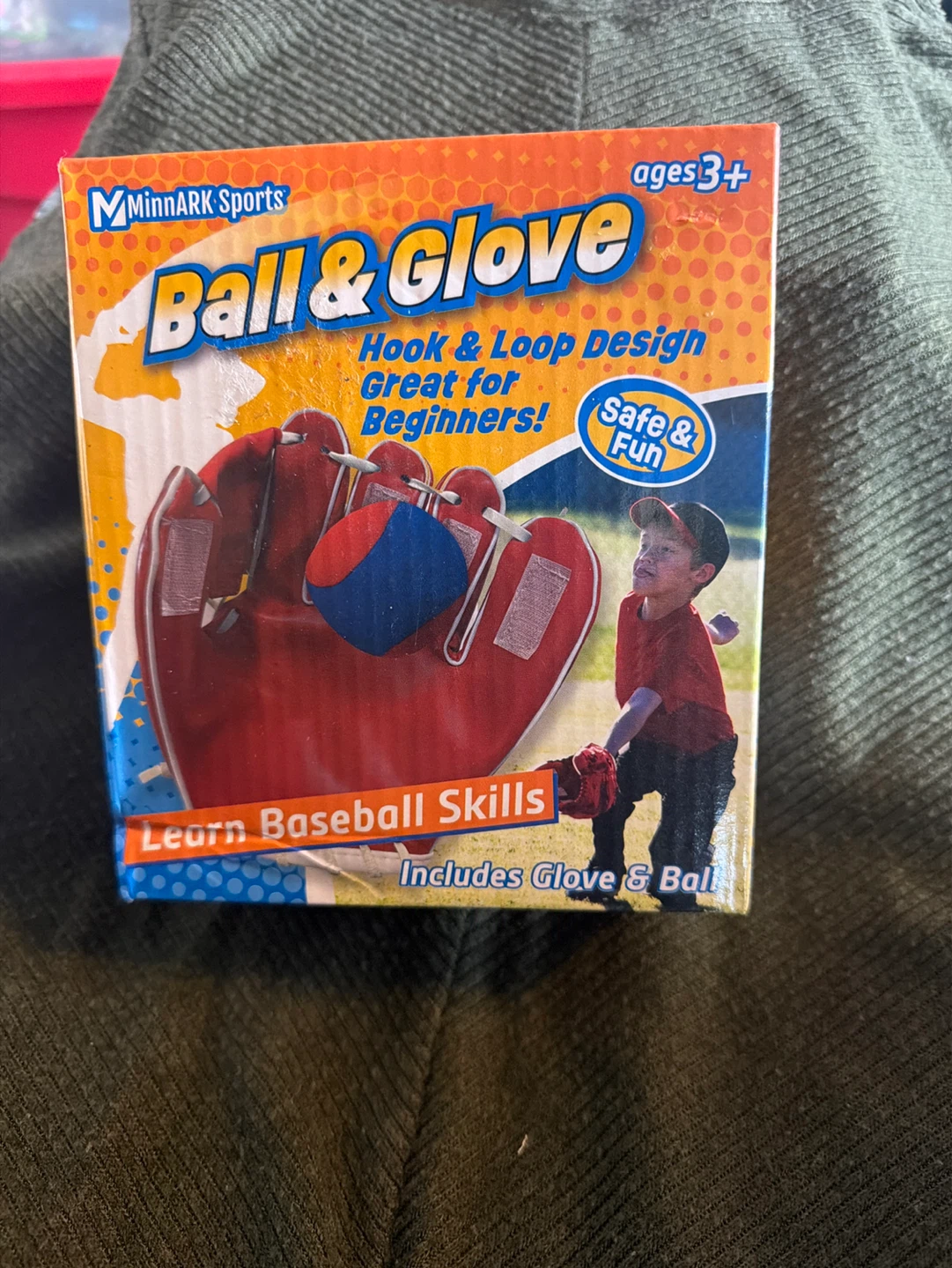MinnARK Sports Ball & Glove Set for Beginners