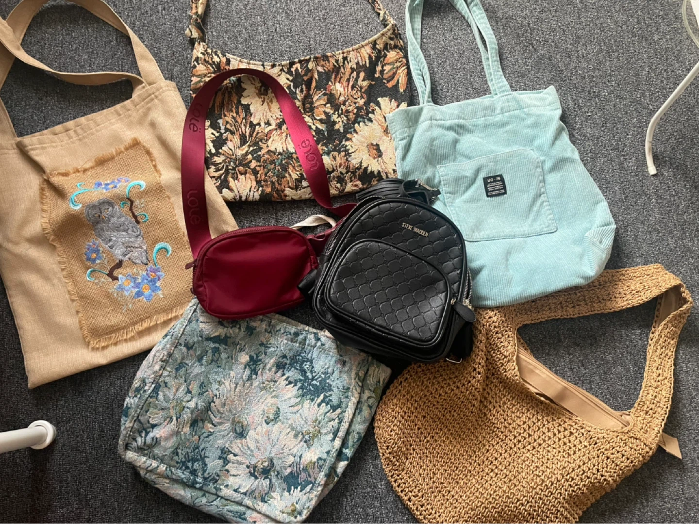 Assorted Handbags and Backpack - Steve Madden, Lole