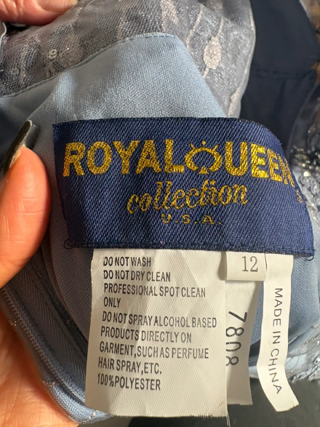 Royal Queen Collection Beaded Mermaid Prom Dress Size 12 - photo 5