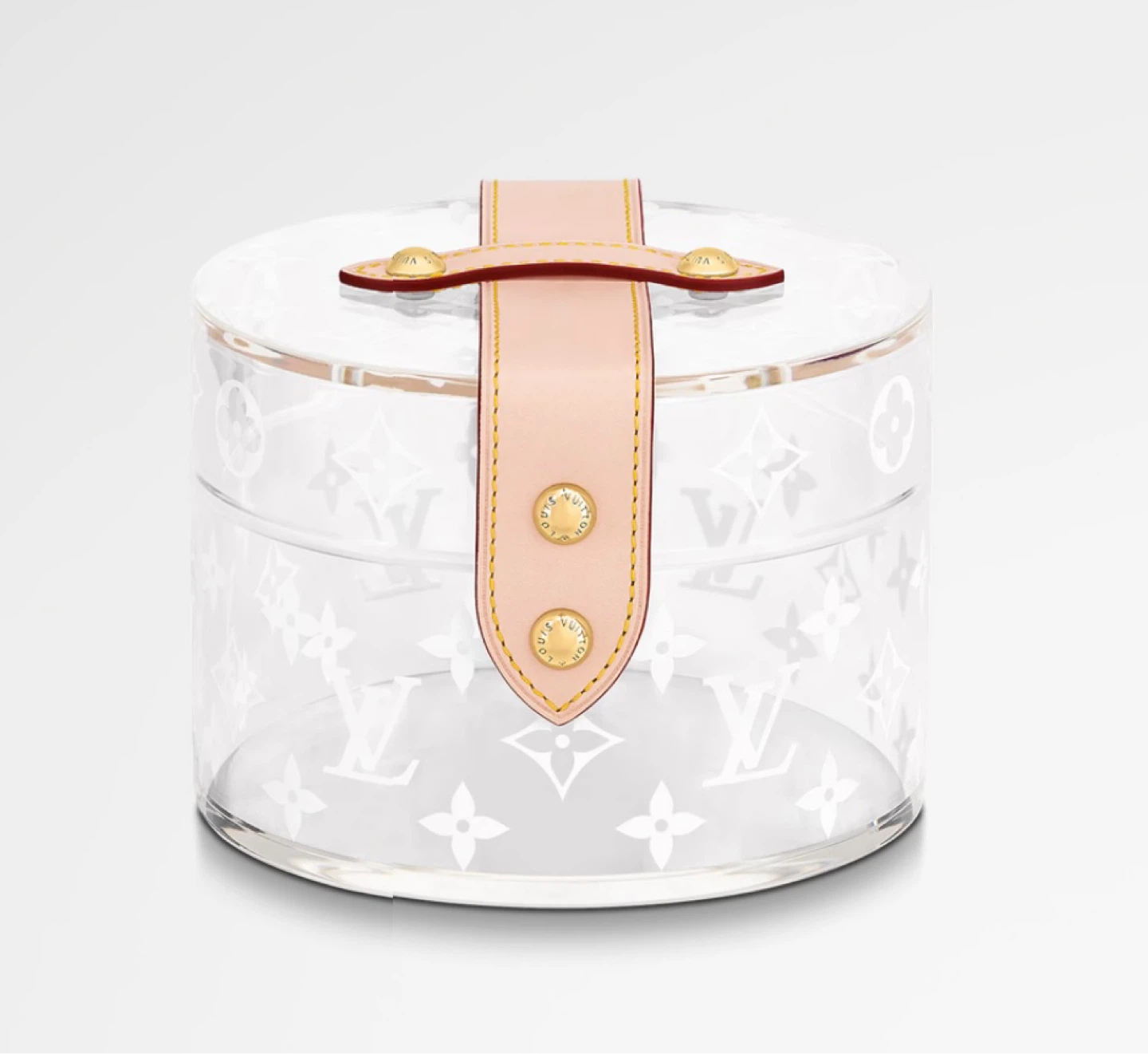 Louis Vuitton Transparent Monogram Round Box