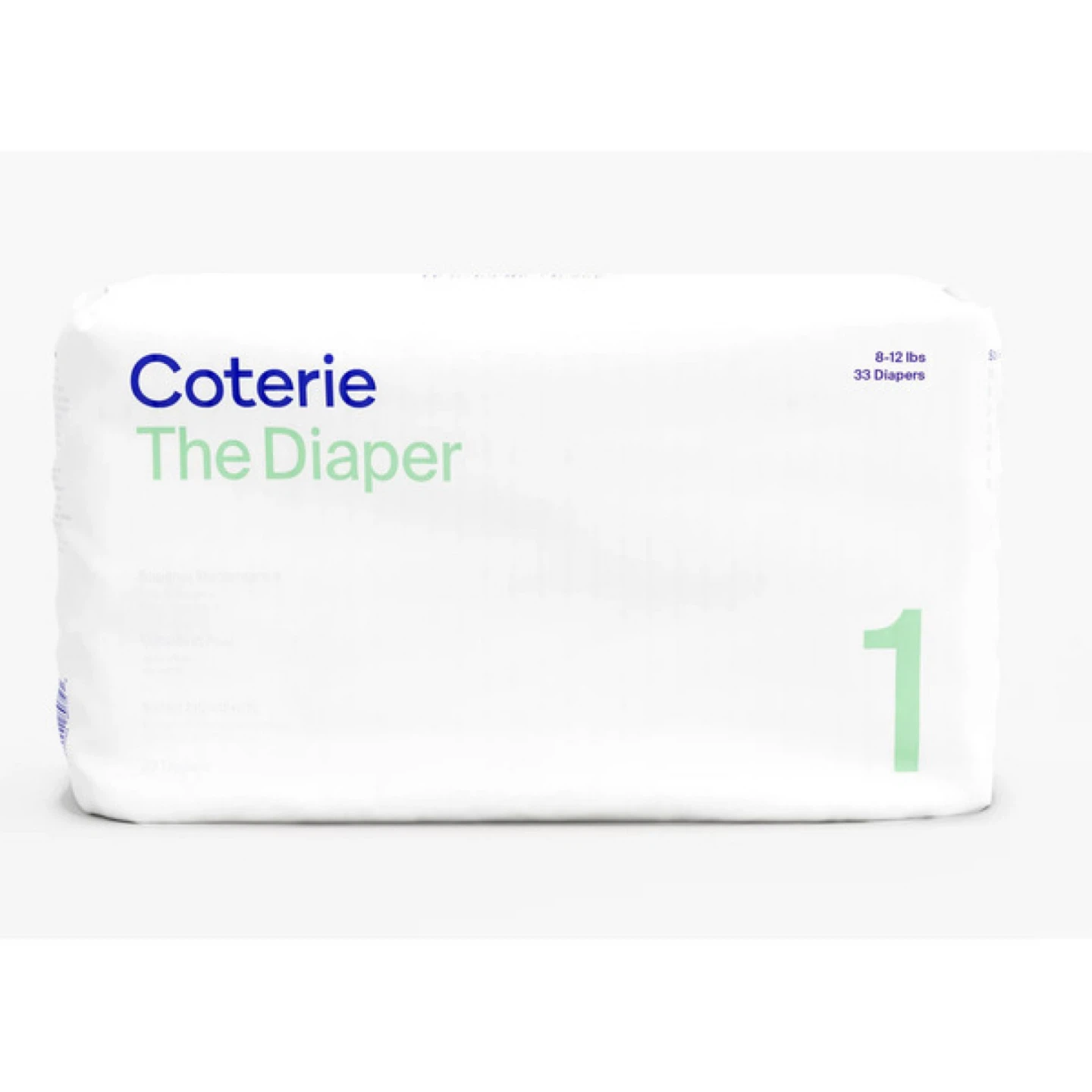 Coterie The Diaper Size 1 (8-12 lbs) - 33 Diapers