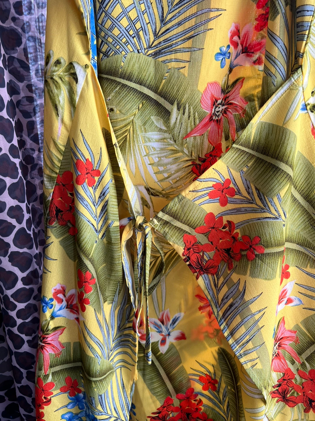 Solitaire Yellow Tropical Print Maxi Dress - photo 4
