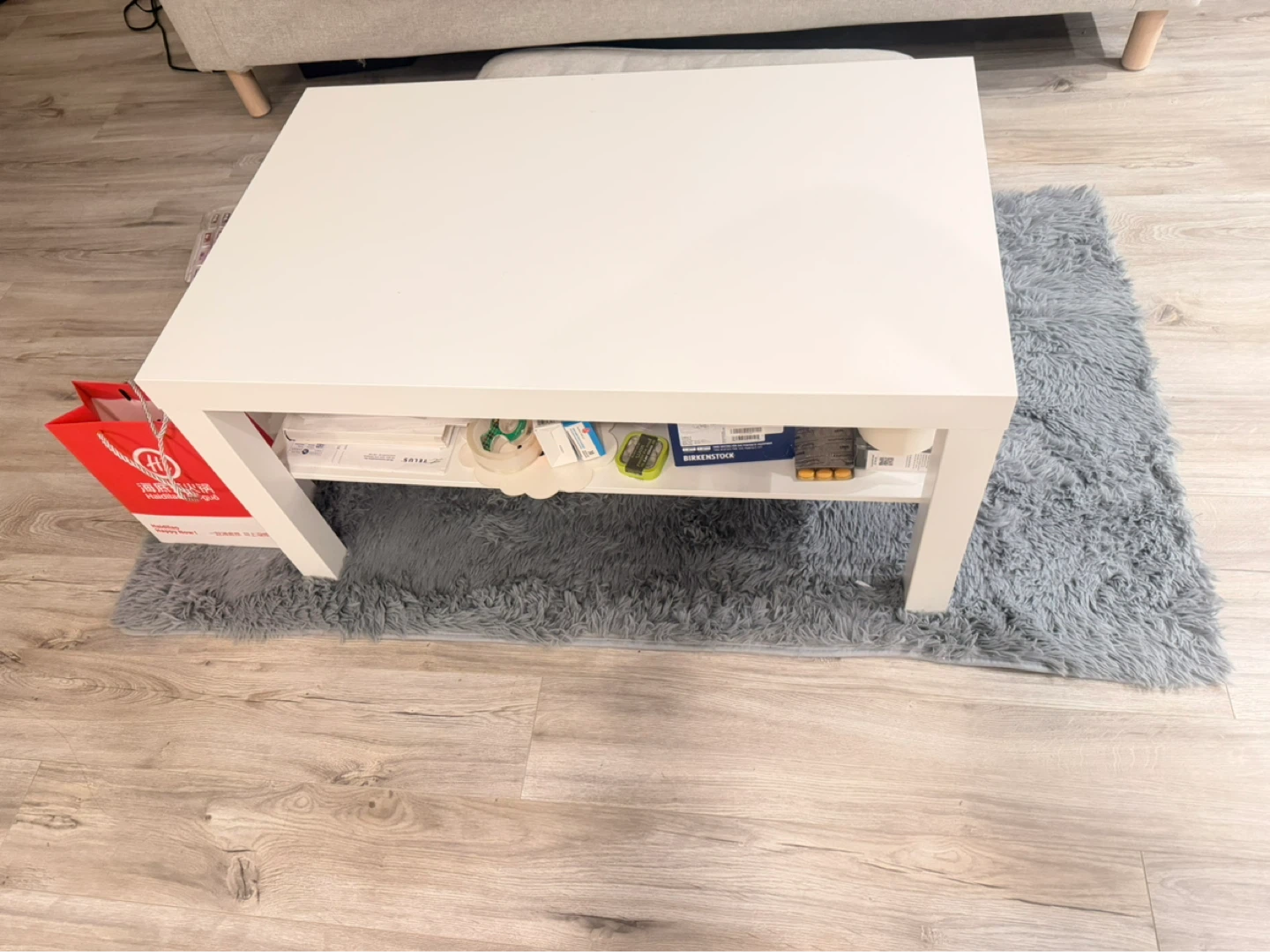 White Square Coffee Table