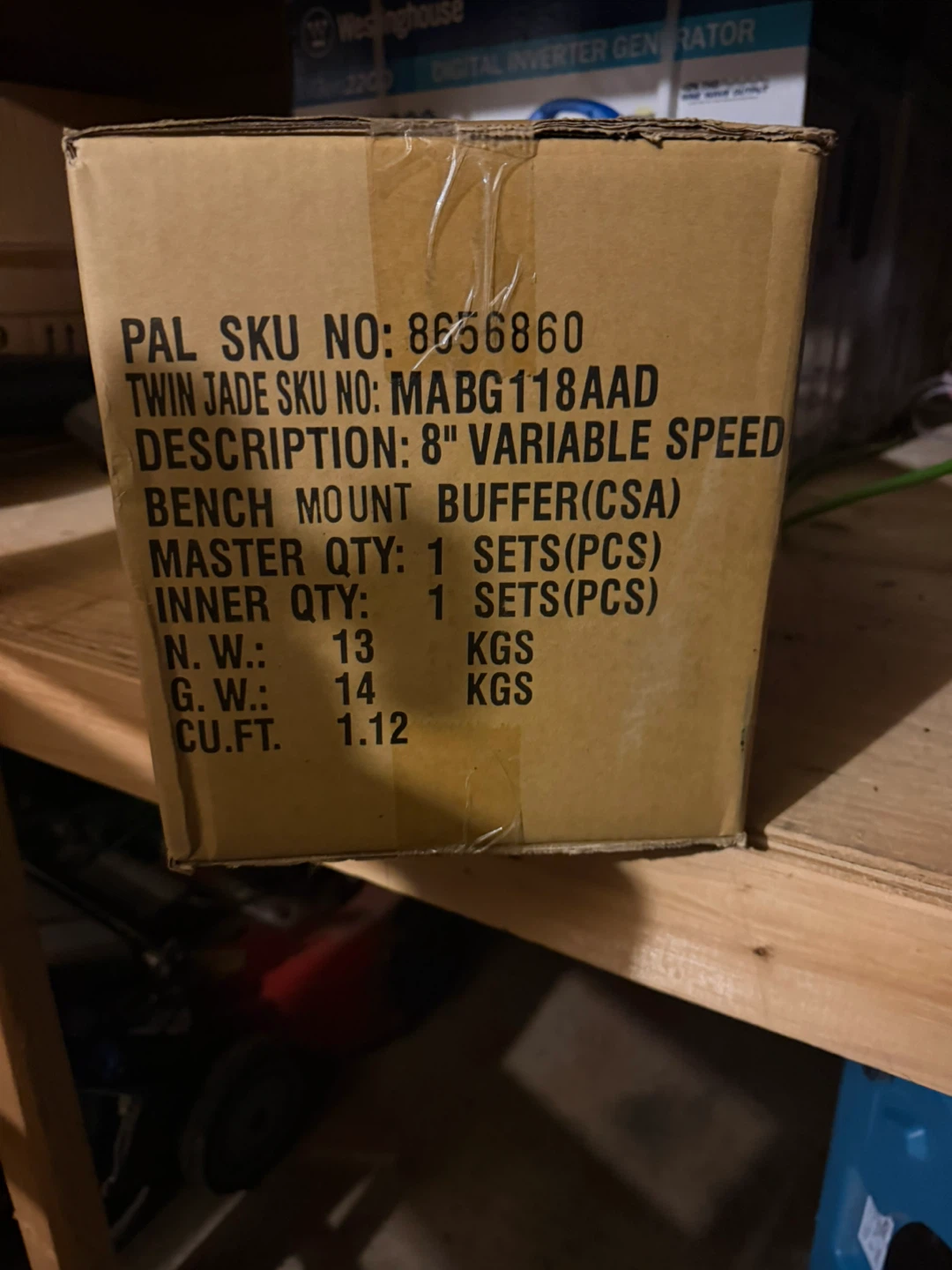 Princess Auto 8" Variable Speed Bench Mount Buffer - photo 2