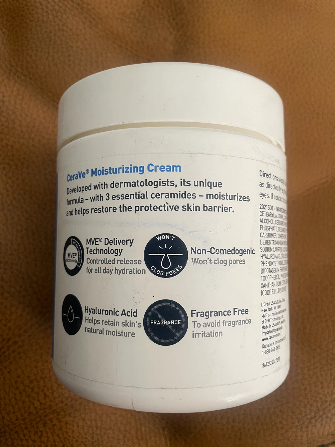 CeraVe Moisturizing Cream 539g - photo 2