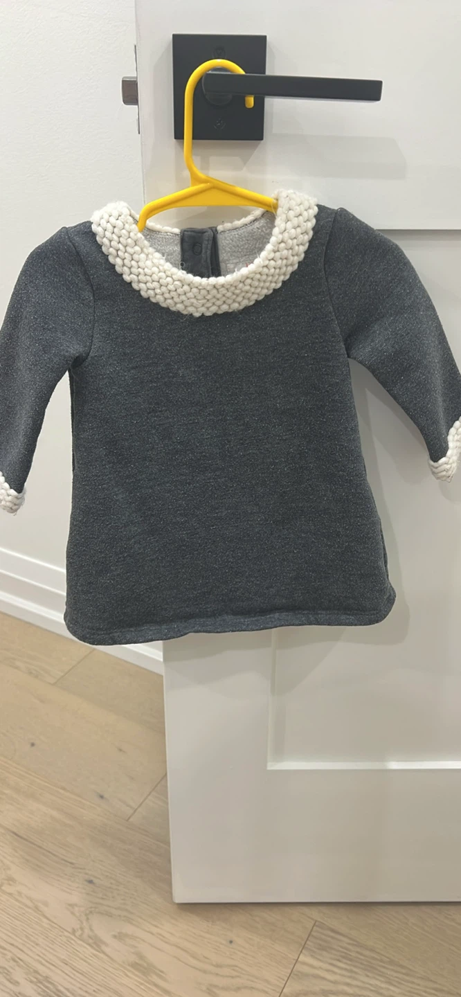 Joe Fresh Baby Grey Sweater 6-12 Months