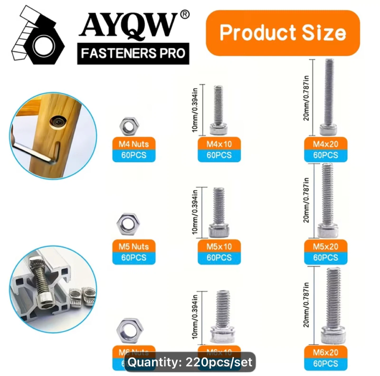 Hex Screws Made of Stainless Steel, a Versatile Nut - photo 2