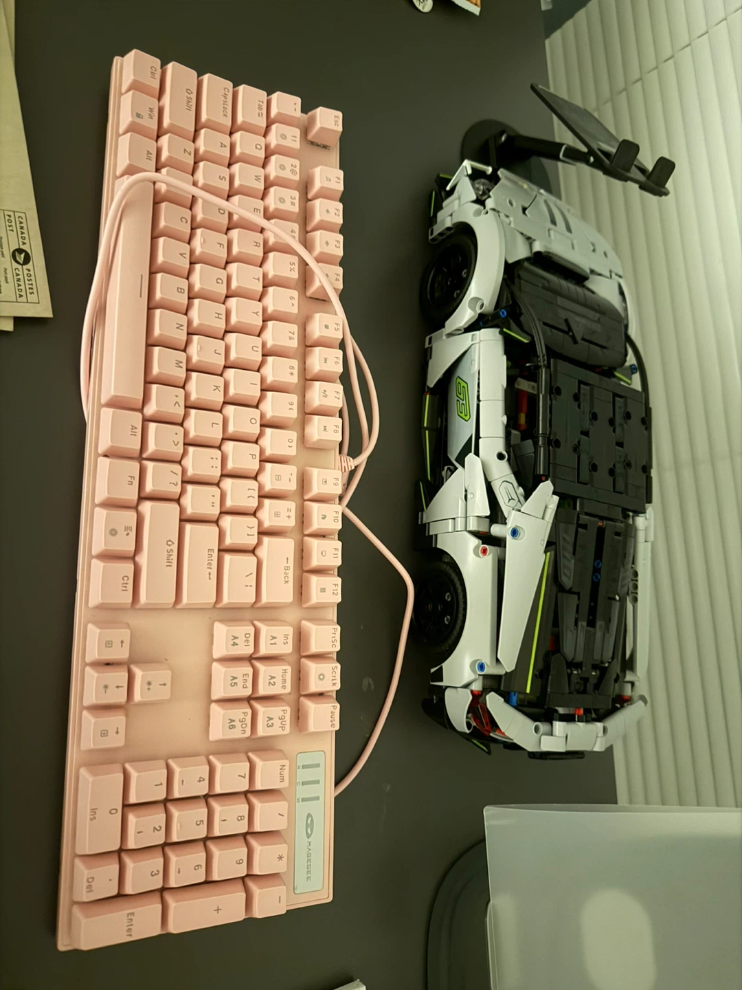 MAGEGEE Pink Mechanical Keyboard