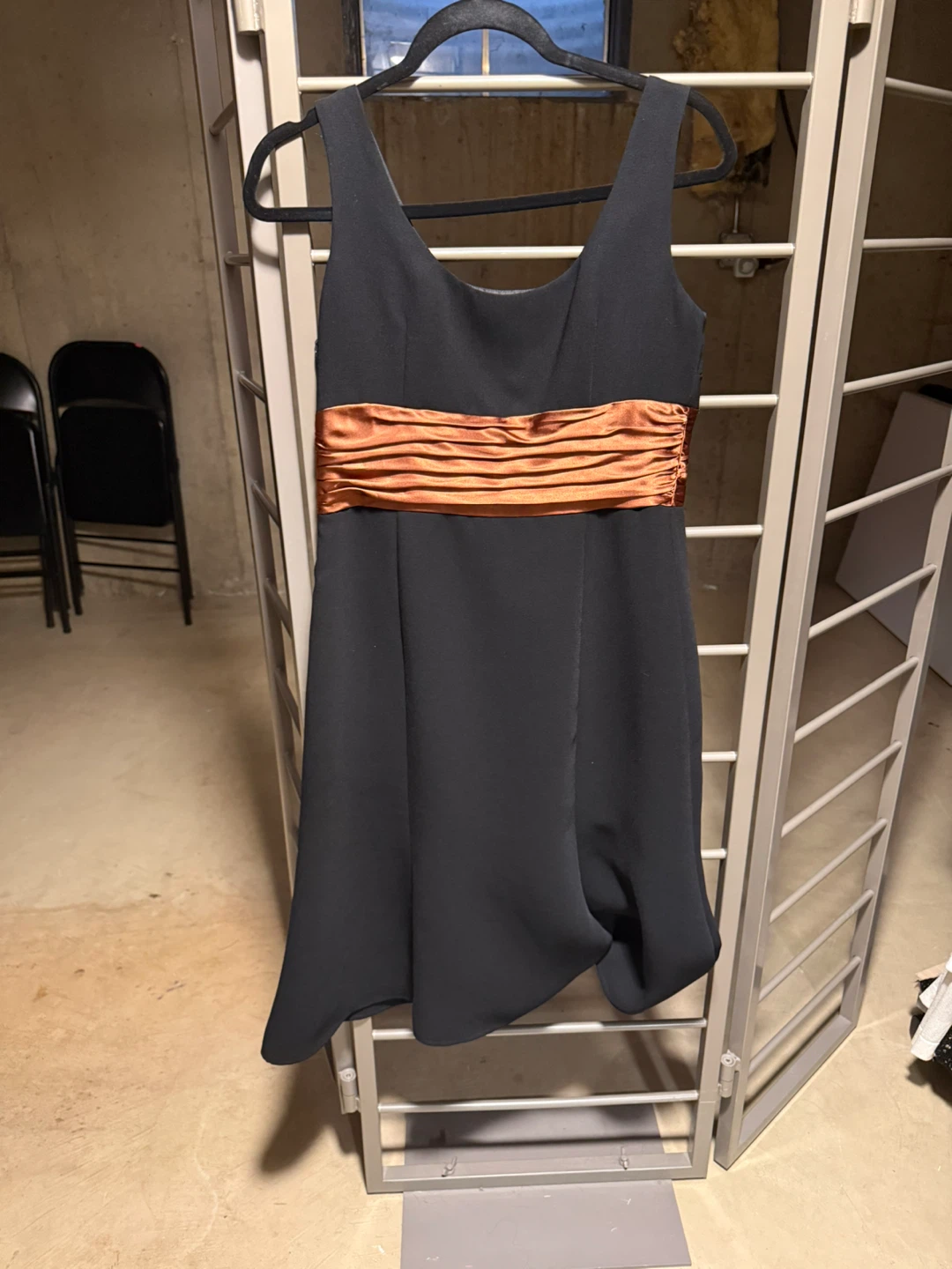 Coldwater Creek Black Dress with Bronze Bow - photo 3
