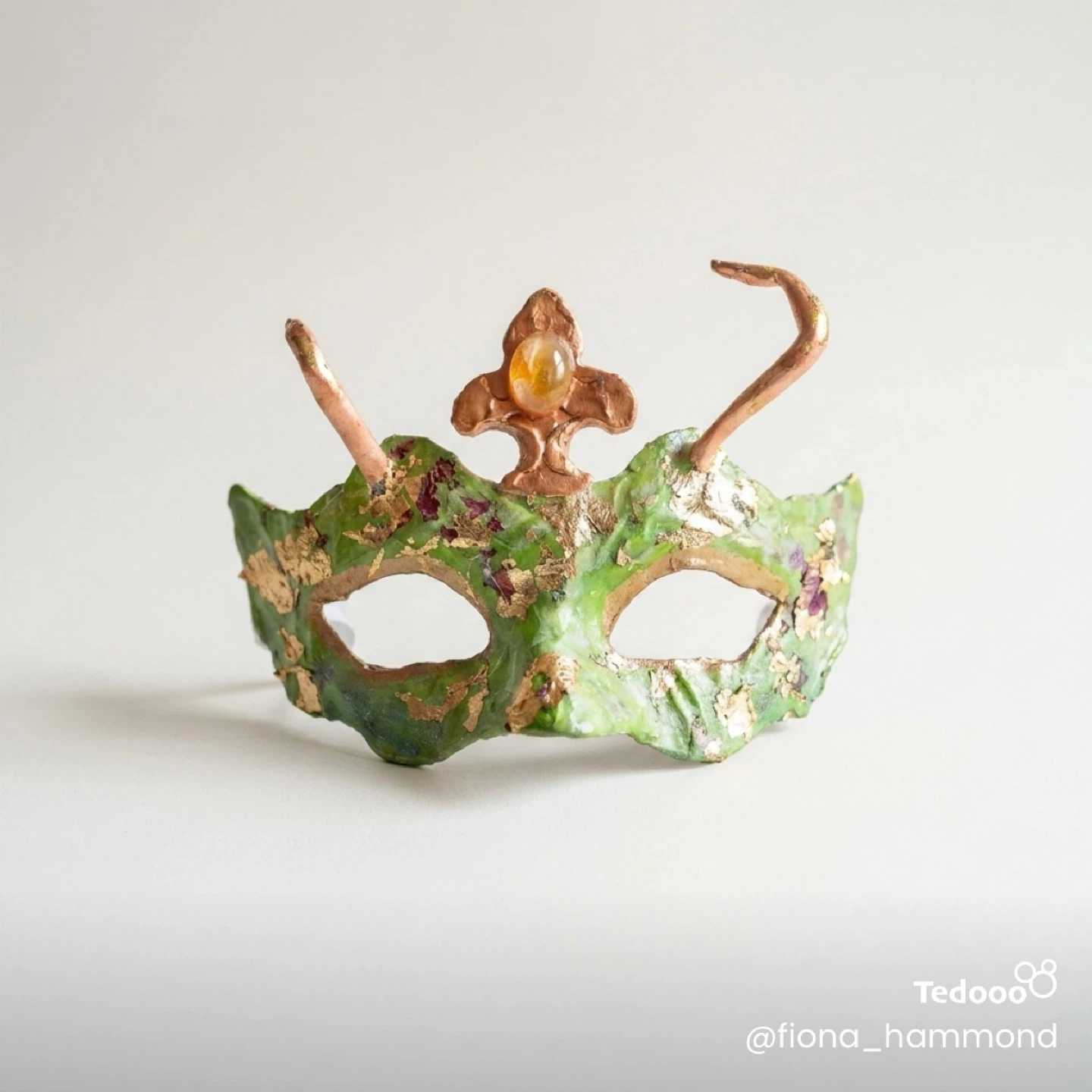 Handmade Forest Fairy Masquerade Mask - photo 3
