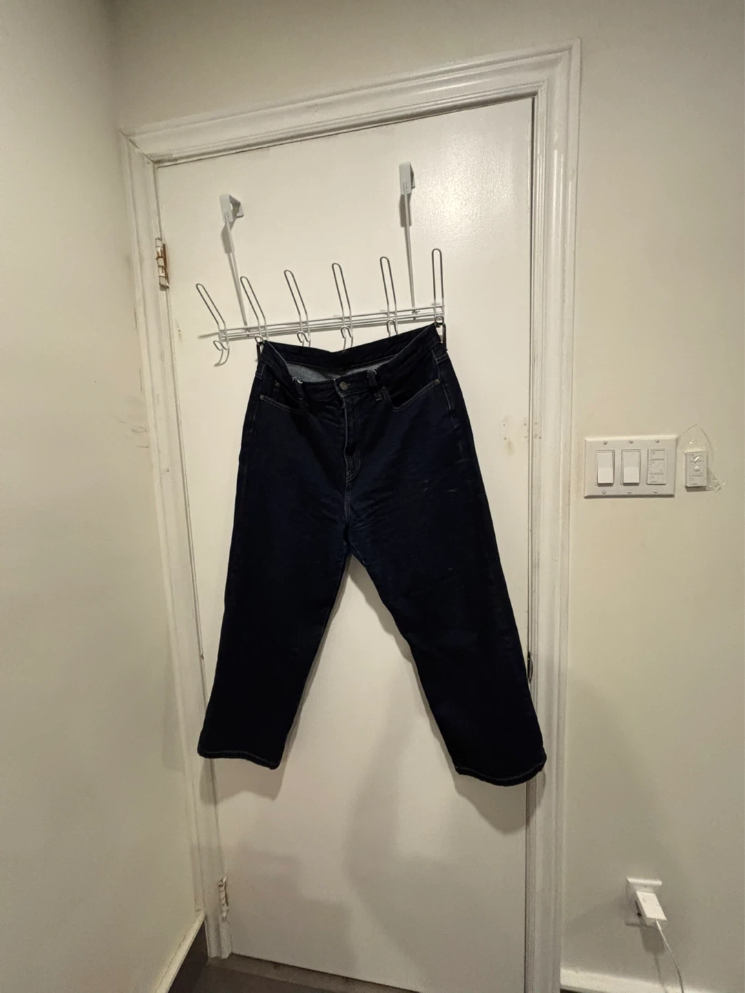 Levi's 505 Dark Wash Denim Capris Jeans - photo 4