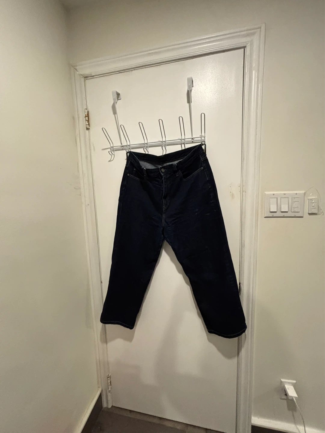 Levi's 505 Dark Wash Denim Capris Jeans - photo 3
