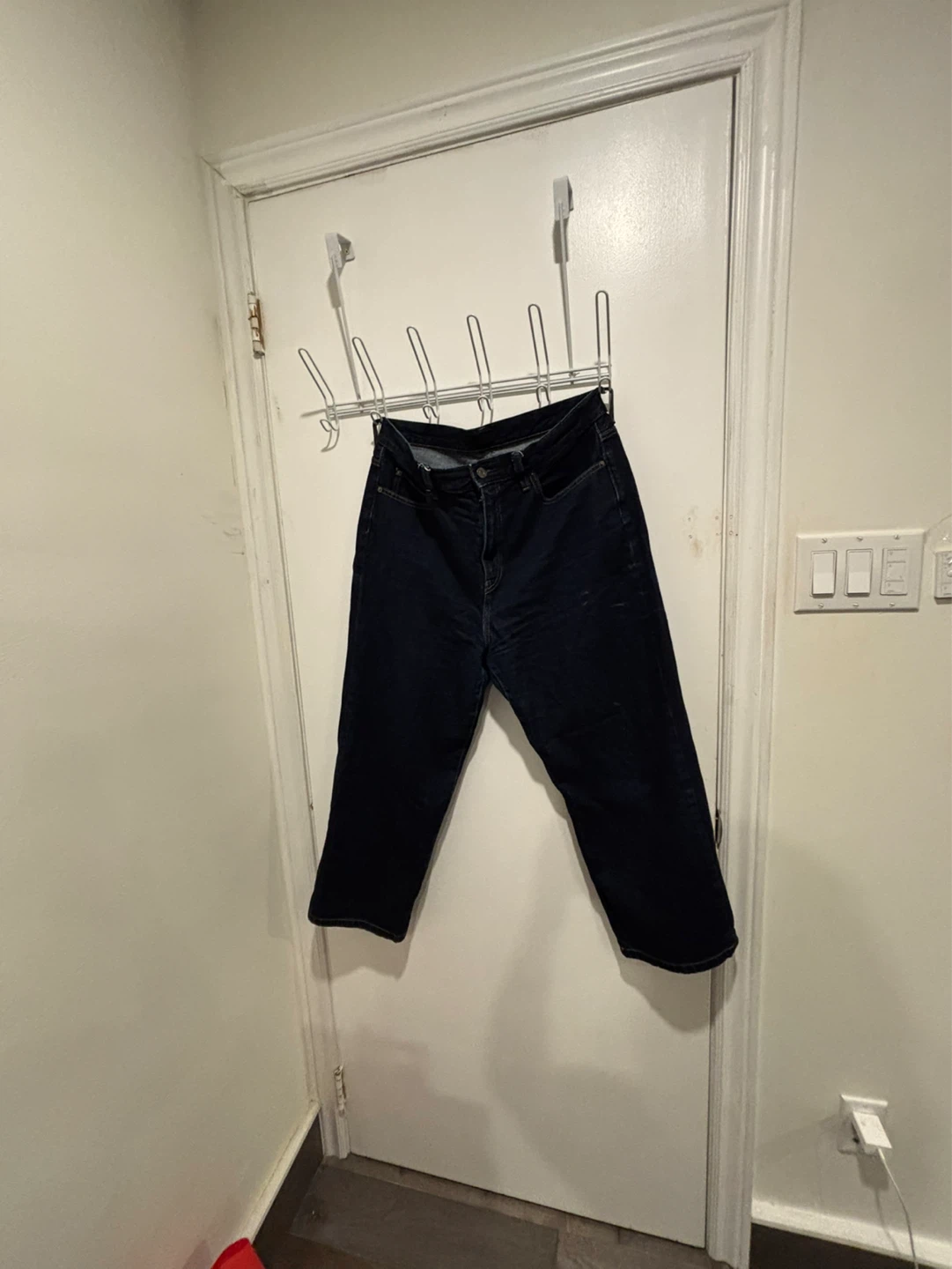 Levi's 505 Dark Wash Denim Capris Jeans - photo 2