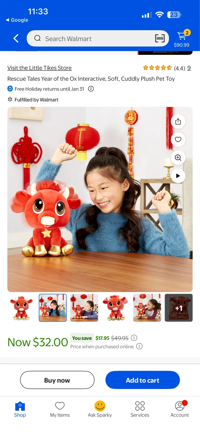 Rescue Tales Year of the Ox Plush Toy - photo 2