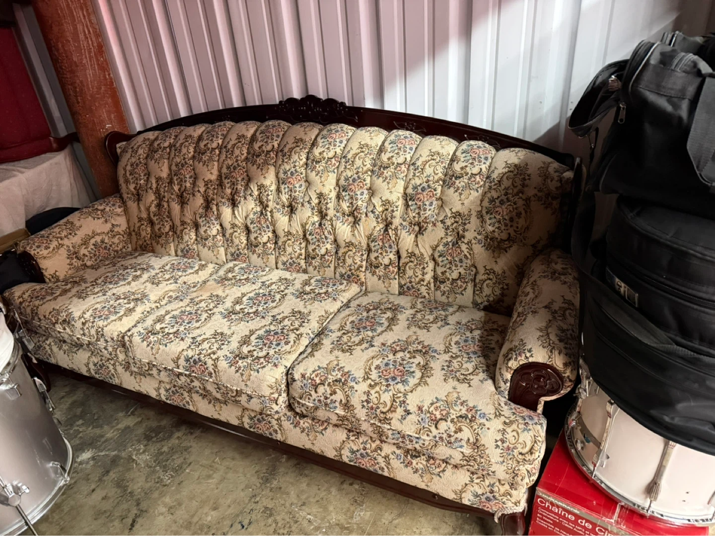 Vintage Floral Sofa