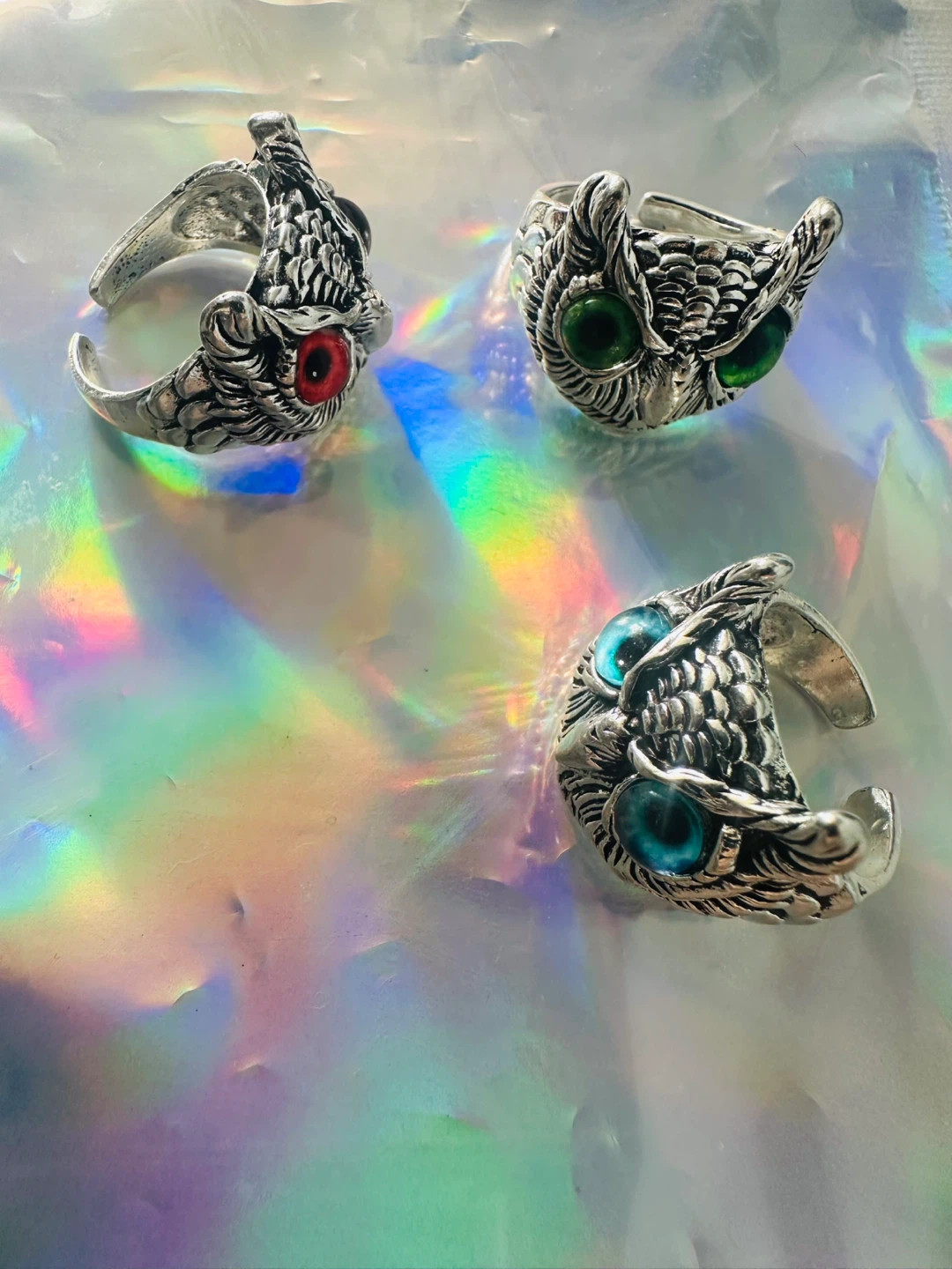 Owl Ring Set - 9 Pieces - photo 4
