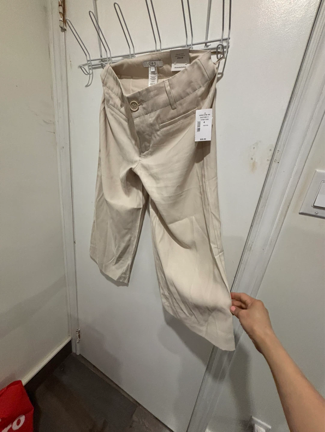 Cleo Beige Cropped Pants - photo 5
